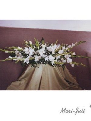 Ref.FMJ0074.Centro para Asientos Traseros en tonos verdes y blancos.