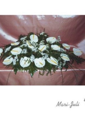 Ref.FMJ0075.Centro para Asientos Traseros en tonos verdes y blancos.