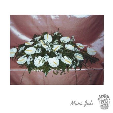 Ref.FMJ0075.Centro para Asientos Traseros en tonos verdes y blancos.