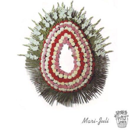 0000075_reffmj0091corona-funeraria-con-colores-rojos-y-blancos-y-rosados Ref.FMJ0091.Corona Funeraria con colores rojos y blancos y rosados