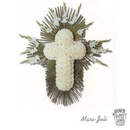 Ref.FMJ0030.Cruz Funeraria Blanca.