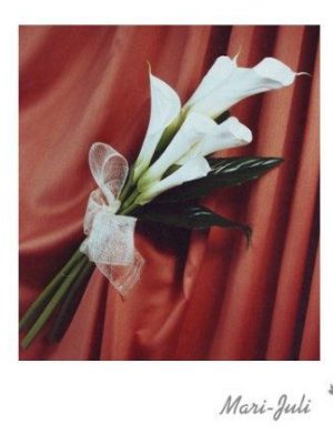 Ref.FMJ0035.Ramo de Novia Bouquet con tonos blancos y verdes.