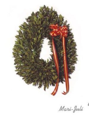 Ref.FMJ0099.Corona Funeraria con lazos .