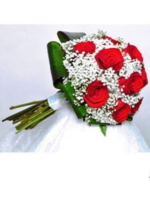 FMJ0112.Ramo de Novia Bouquet en tonos rosas y rosados.