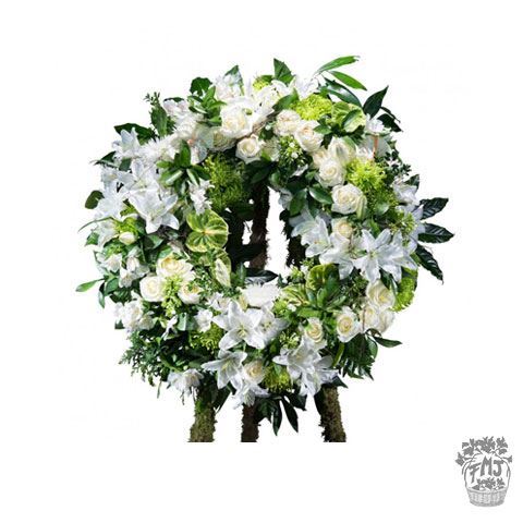 0000231_reffmj0121corona-en-tonos-blancos-y-verdes Ref.FMJ0121.Corona en tonos blancos y verdes.