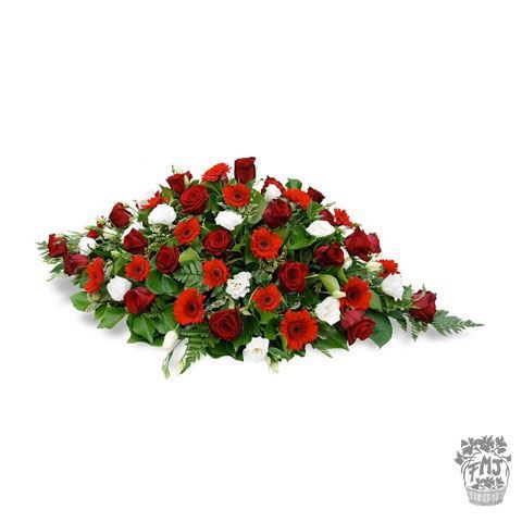 FMJ0123.Almohadón tonos blancos y rojos