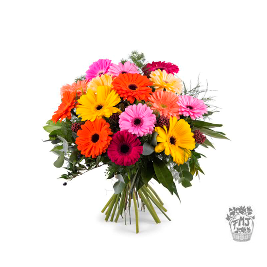 Ref.202103.Ramos multicolor de gerbera
