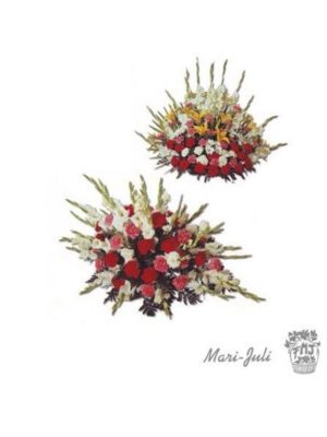 FMJ0122.Centro redondo tonos blancos.