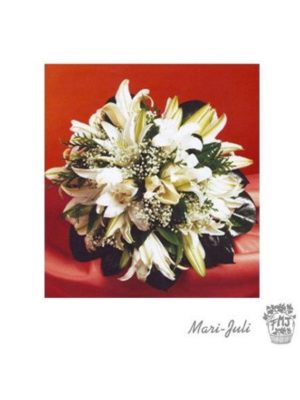 FMJ0109.Ramo de Novia Bouquet en tonos rosas y rosados.