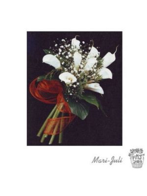 FMJ0109.Ramo de Novia Bouquet en tonos rosas y rosados.